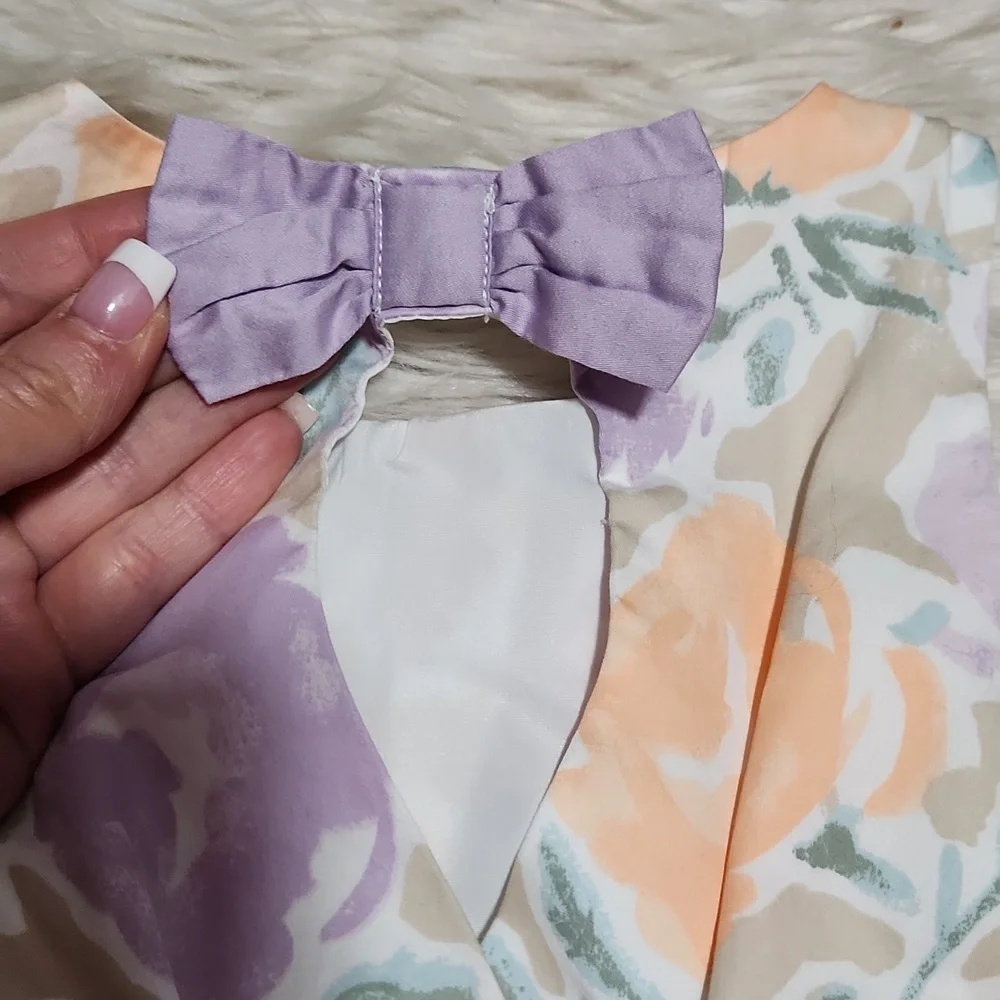 Carter's Floral sateen dress - 3T